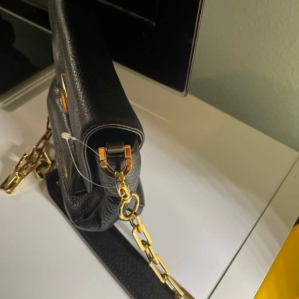 Tory Burch Black Leather Crossbody Bag